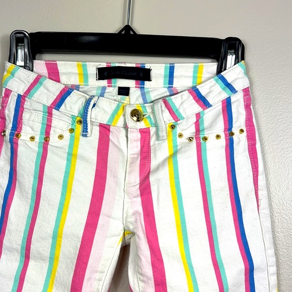 Juicy Couture Stripe Skinny Jeans - Picture 2 of 6